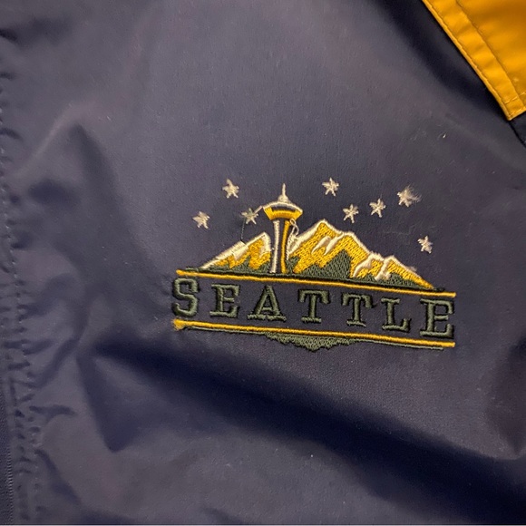 Vintage Reversible Seattle Fleece Winter Jacket - Picture 2 of 4